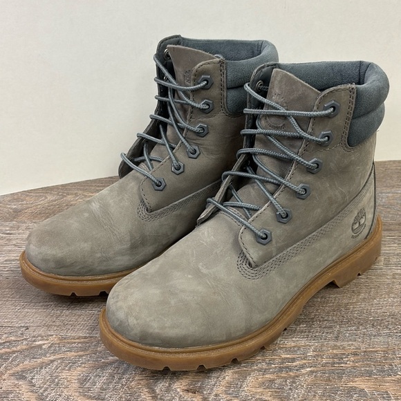 Timberland Shoes - Timberland LINDENWOOD Women’s Grey Nubuck Waterproof Boots A1ZSE Size 7